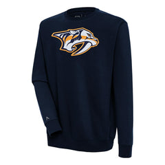 Nashville Predators Antigua Victory Pullover Sweatshirt Navy