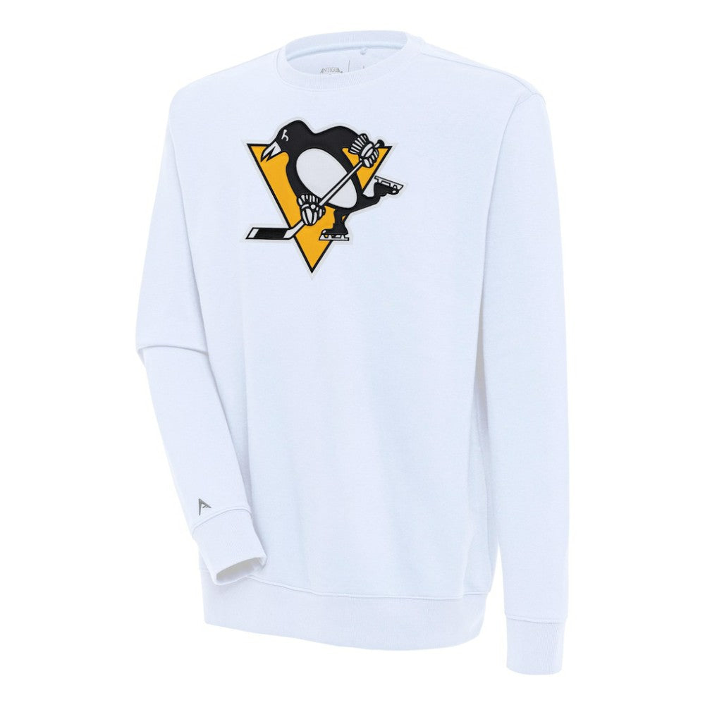 Pittsburgh Penguins Antigua Victory Pullover Sweatshirt White