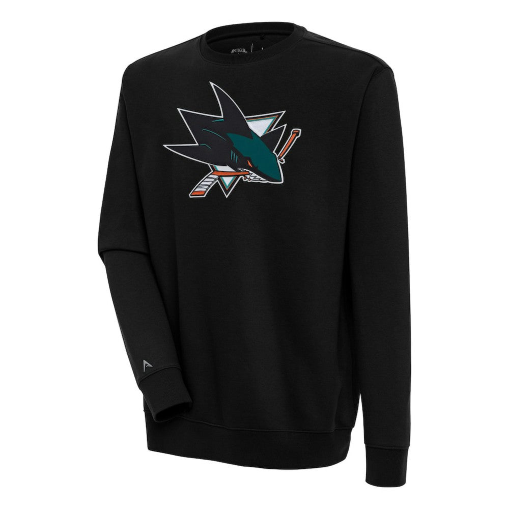 San Jose Sharks Antigua Victory Pullover Sweatshirt Black