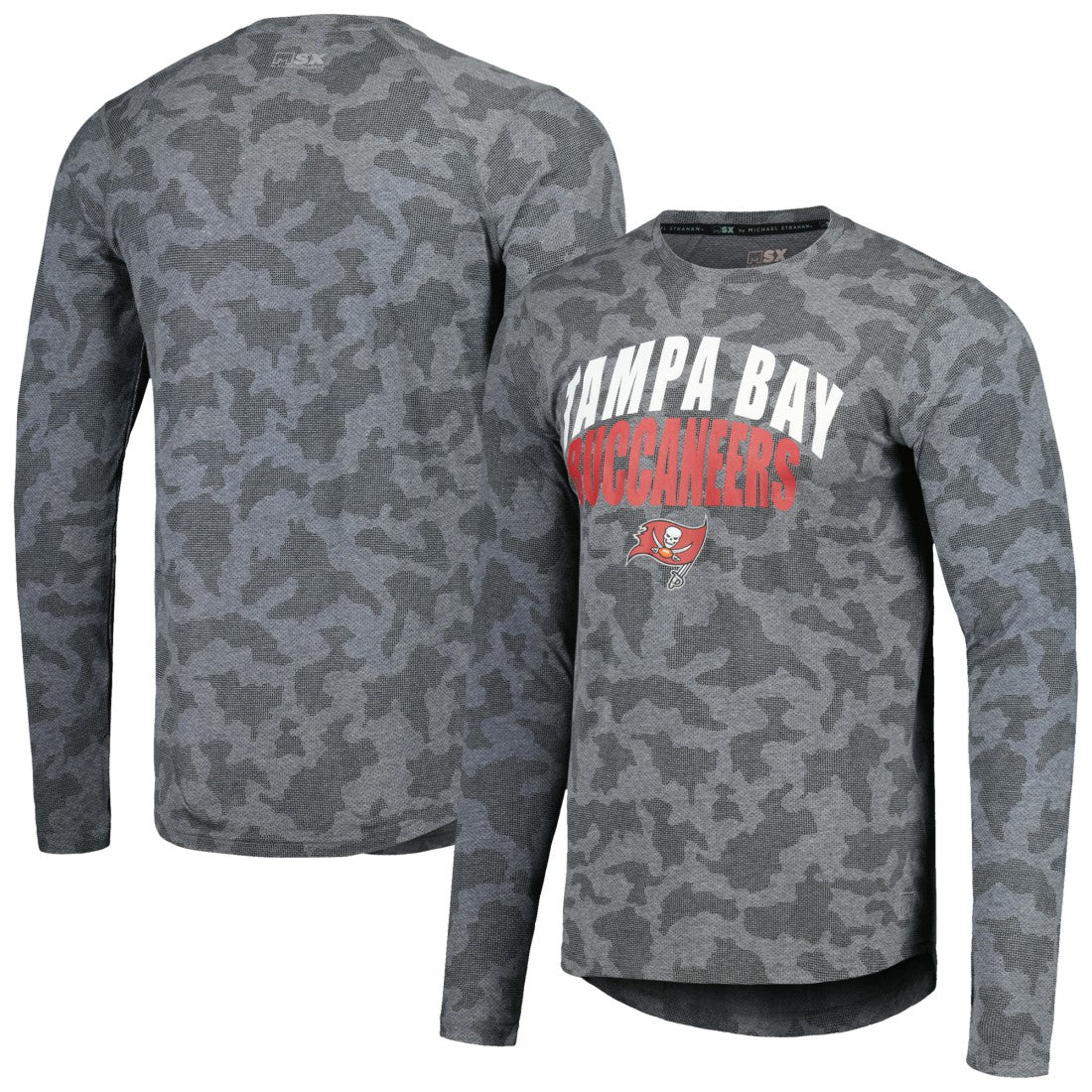 Tampa Bay Buccaneers Starter Long Sleeve T-Shirt - Heather Charcoal on sale