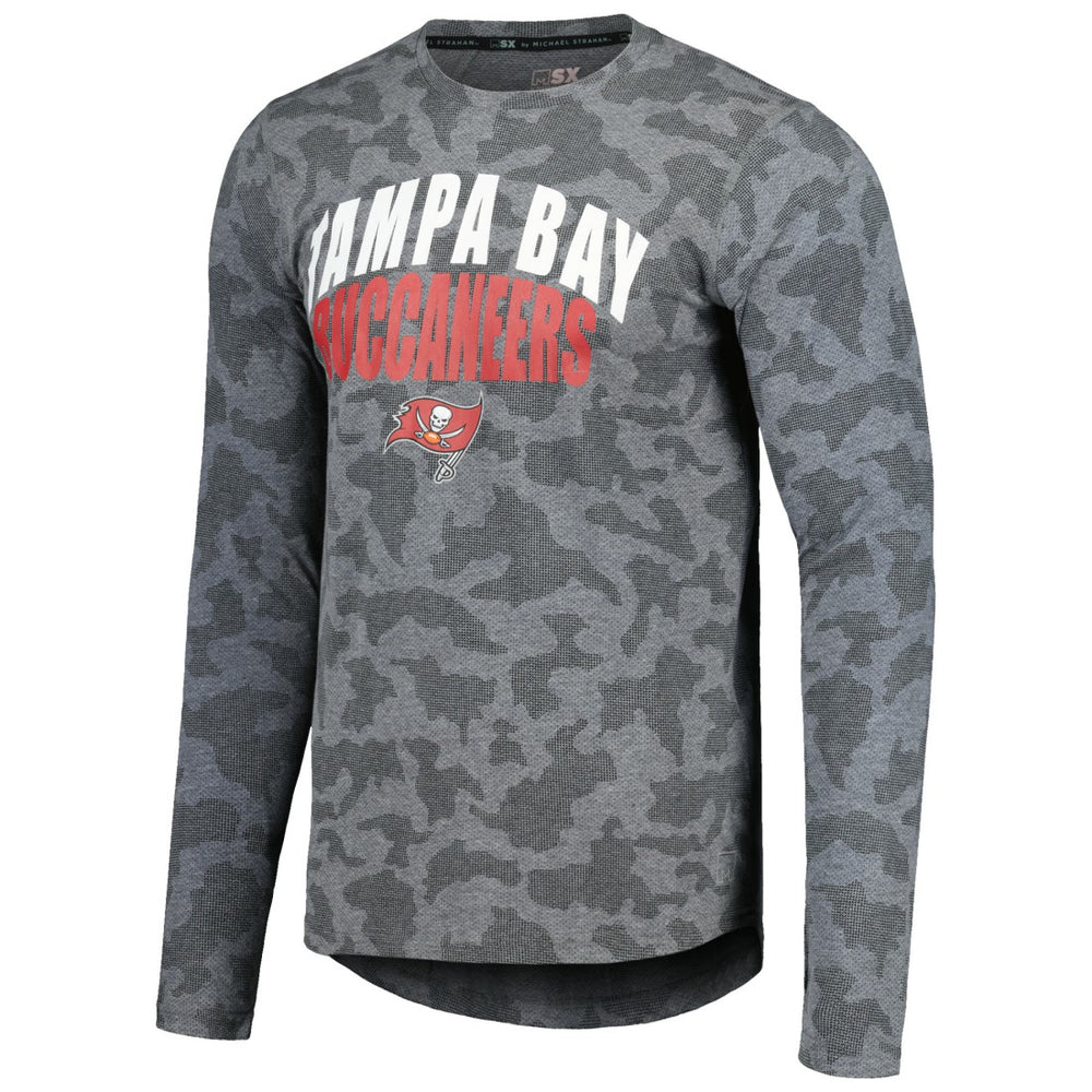Tampa Bay Buccaneers Starter Long Sleeve T-Shirt - Heather Charcoal on sale