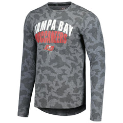Tampa Bay Buccaneers Starter Long Sleeve T-Shirt - Heather Charcoal on sale