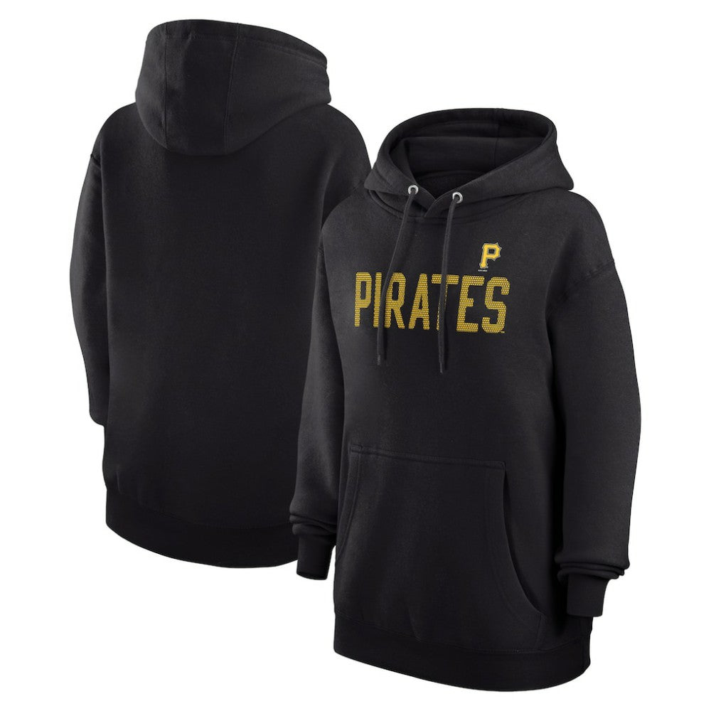 Pittsburgh Pirates G-III 4Her by Carl Banks Women's Dot Print Pullover Hoodie - Black