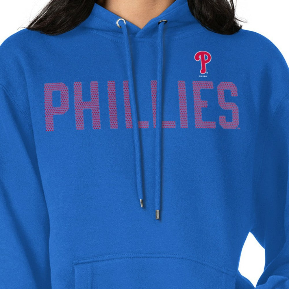 Philadelphia Phillies G-III 4Her by Carl Banks Women's Dot Print Pullover Hoodie - Royal