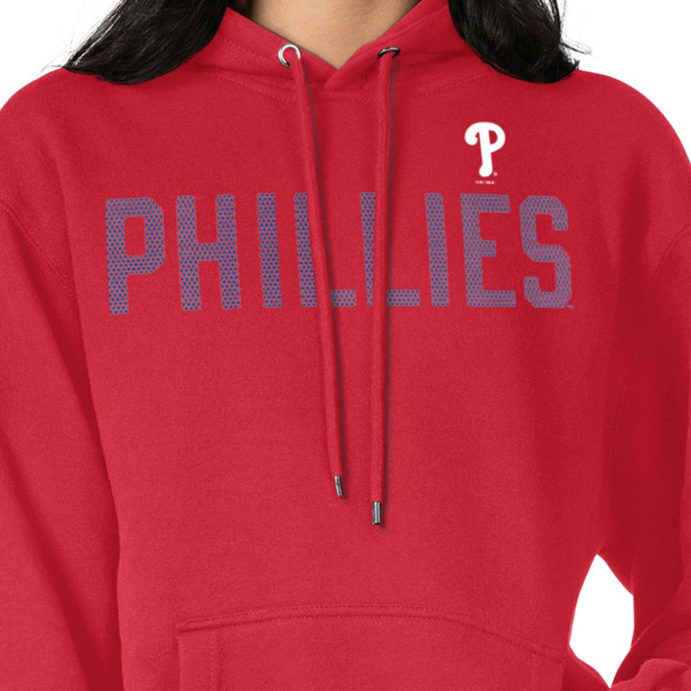 Philadelphia Phillies G-III 4Her by Carl Banks Women's Dot Print Pullover Hoodie - Red