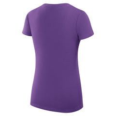 Colorado Rockies G-III 4Her by Carl Banks Women's Super-Slim Fit Lightweight Dot Print V-Neck T-Shirt - Purple