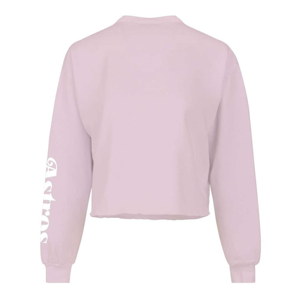 Houston Astros Women's Cropped Slouchy Long Sleeve T-Shirt - Pink
