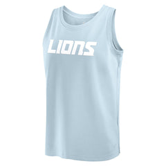 Detroit Lions Elements Tank Top - Light Blue on sale