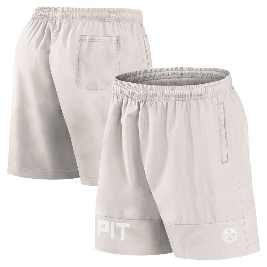 Pittsburgh Steelers Elements Shorts - Cream discount