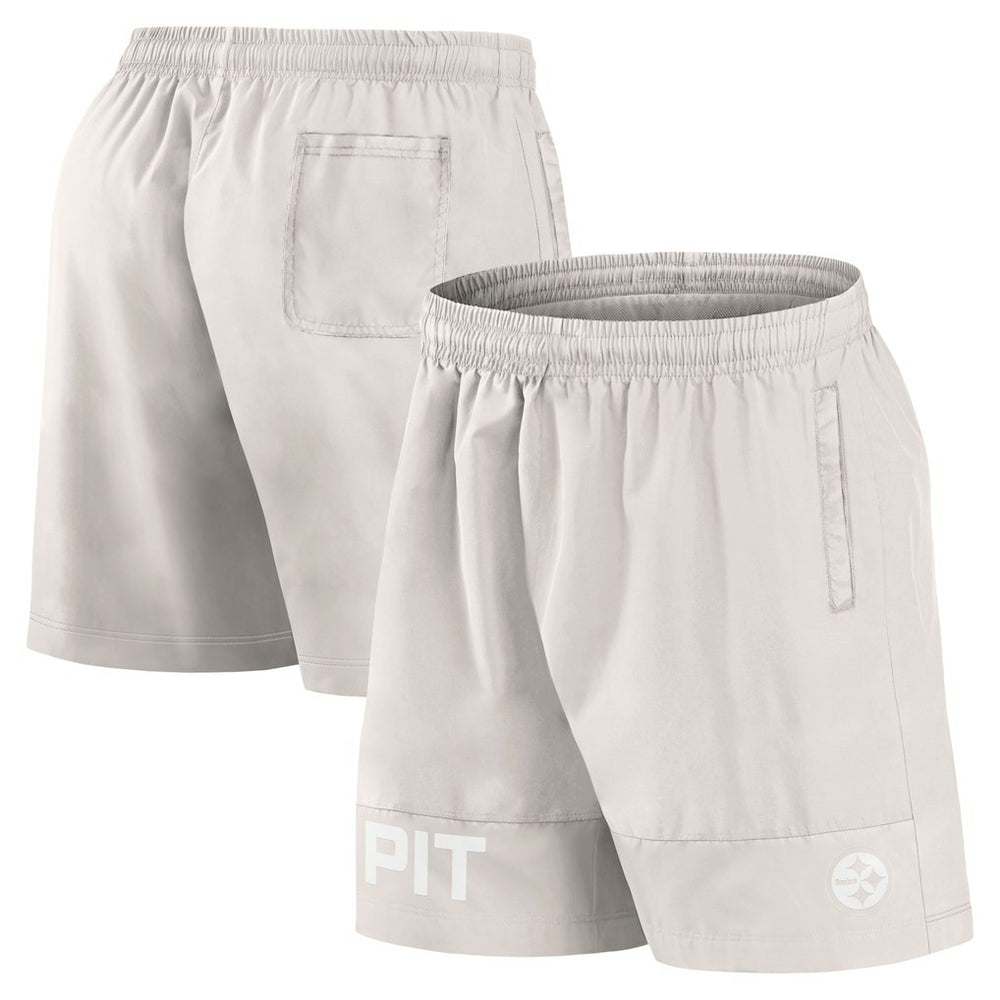 Pittsburgh Steelers Elements Shorts - Cream discount