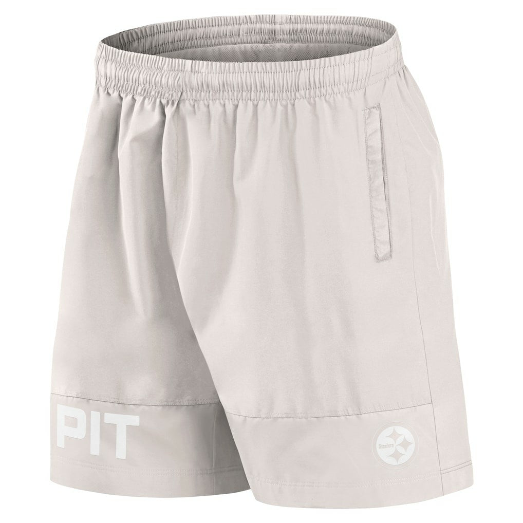 Pittsburgh Steelers Elements Shorts - Cream discount