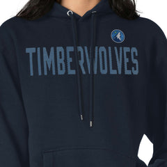Minnesota Timberwolves G-III 4Her by Carl Banks Women's Dot Print Pullover Hoodie - Navy discount