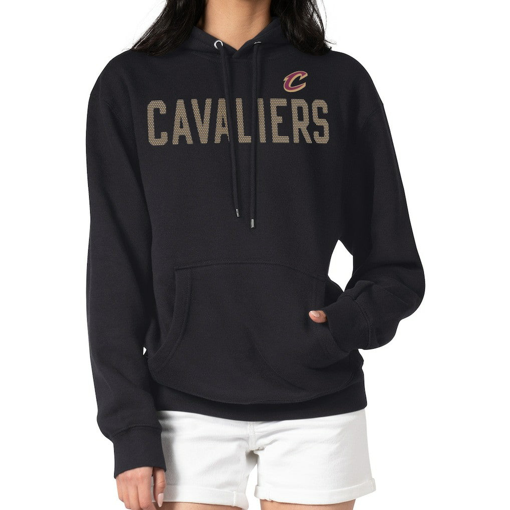 Cleveland Cavaliers G-III 4Her by Carl Banks Women's Dot Print Pullover Hoodie sale - Black on sale