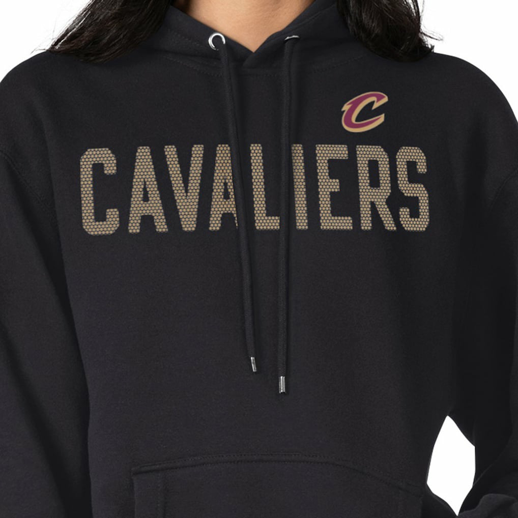 Cleveland Cavaliers G-III 4Her by Carl Banks Women's Dot Print Pullover Hoodie sale - Black on sale