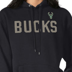 Milwaukee Bucks G-III 4Her by Carl Banks Women's Dot Print Pullover Hoodie - Black outlet