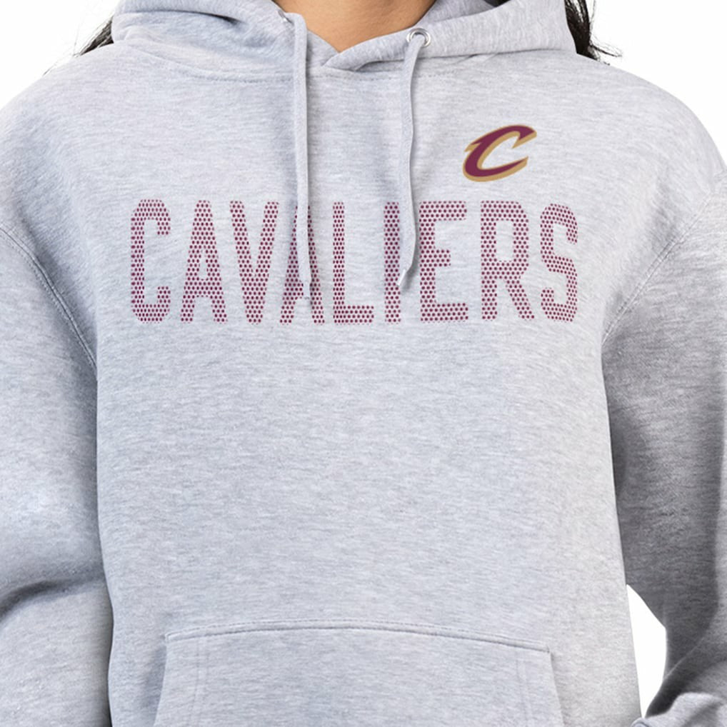Cleveland Cavaliers G-III 4Her by Carl Banks Women's Dot Print Pullover Hoodie sale - Heather Gray sale