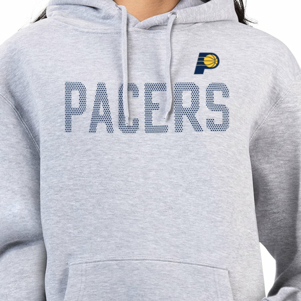 Indiana Pacers G-III 4Her by Carl Banks Women's Dot Print Pullover Hoodie - Heather Gray discount