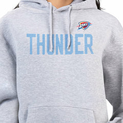 Oklahoma City Thunder G-III 4Her by Carl Banks Women's Dot Print Pullover Hoodie - Heather Gray on sale