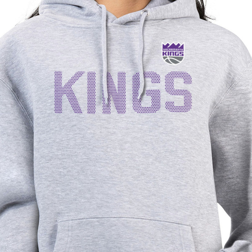Sacramento Kings G-III 4Her by Carl Banks Women's Dot Print Pullover Hoodie - Heather Gray online