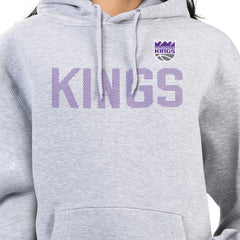 Sacramento Kings G-III 4Her by Carl Banks Women's Dot Print Pullover Hoodie - Heather Gray online
