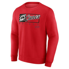 Carolina Hurricanes Fanatics Focus Fleece Pullover Sweatshirt Red