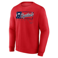 Washington Capitals Fanatics Focus Fleece Pullover Sweatshirt Red