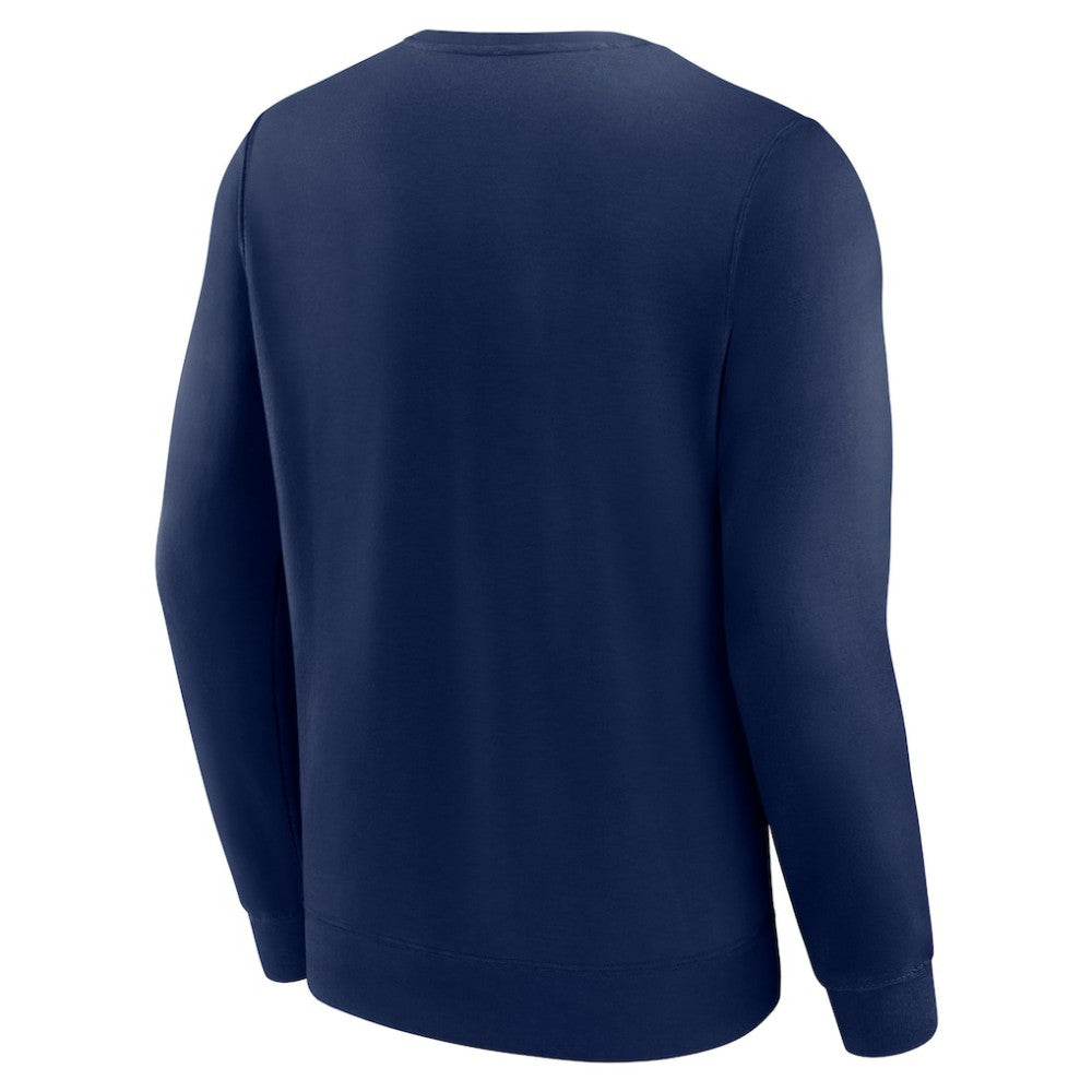 Seattle Kraken Fanatics Focus Fleece Pullover Sweatshirt Deep Sea Blue