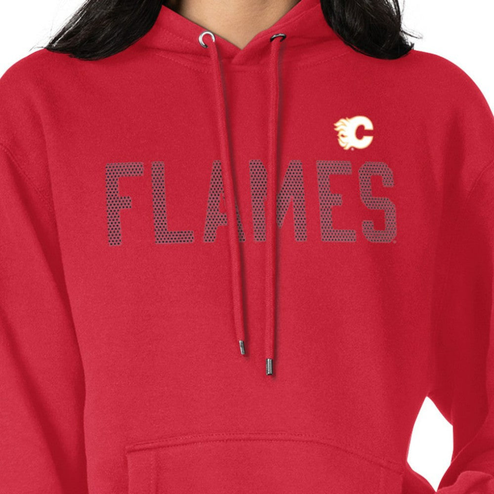 Calgary Flames G-III 4Her by Carl Banks Women's Dot Print Pullover Hoodie Red
