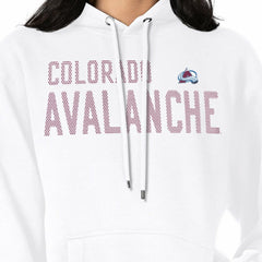 Colorado Avalanche G-III 4Her by Carl Banks Women's Dot Print Pullover Hoodie White