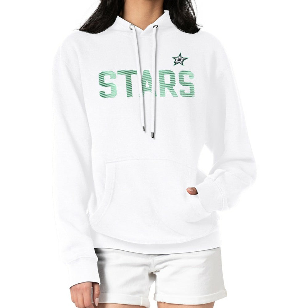Dallas Stars G-III 4Her by Carl Banks Women's Dot Print Pullover Hoodie White