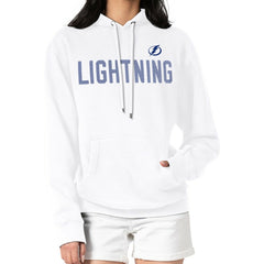 Tampa Bay Lightning G-III 4Her by Carl Banks Women's Dot Print Pullover Hoodie White