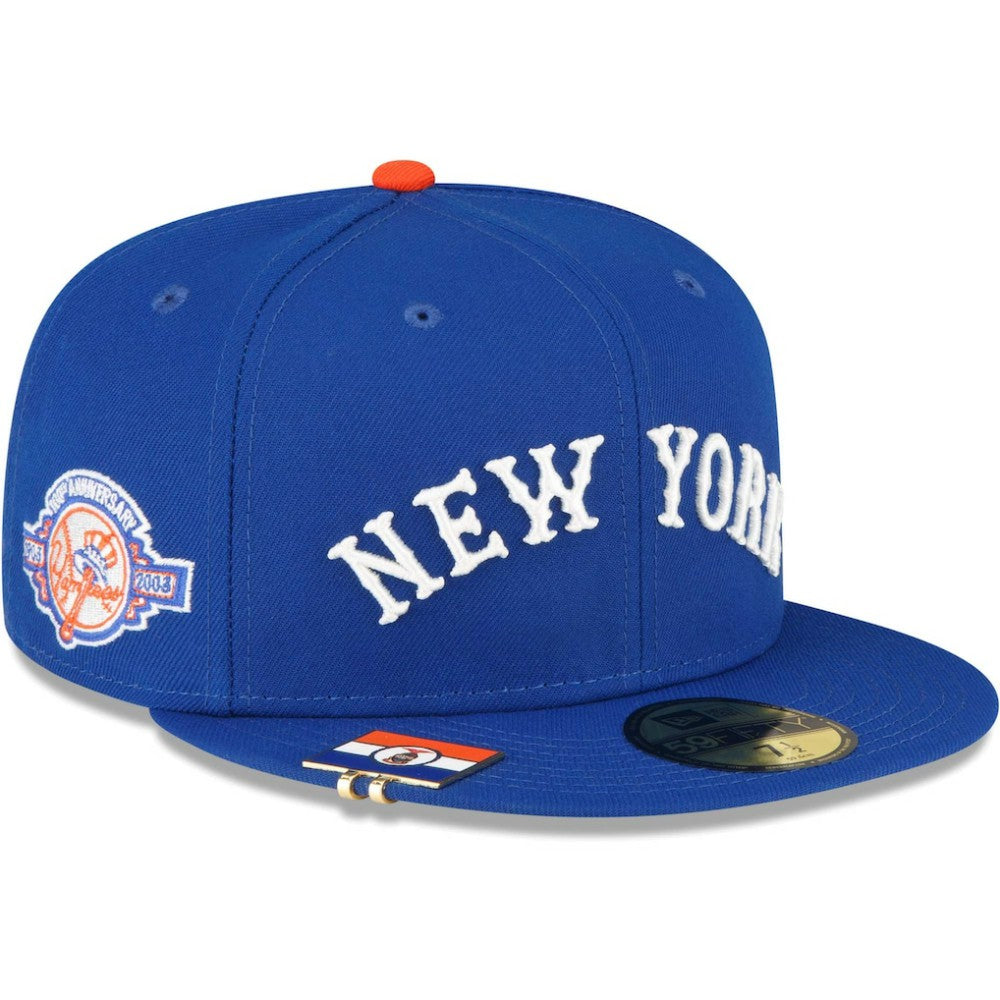 New York Yankees City Flag 59FIFTY Fitted Hat - Royal | New Era