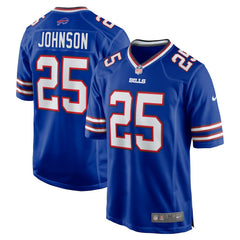 Ty Johnson Buffalo Bills Team Game Jersey - Royal | Nike discount
