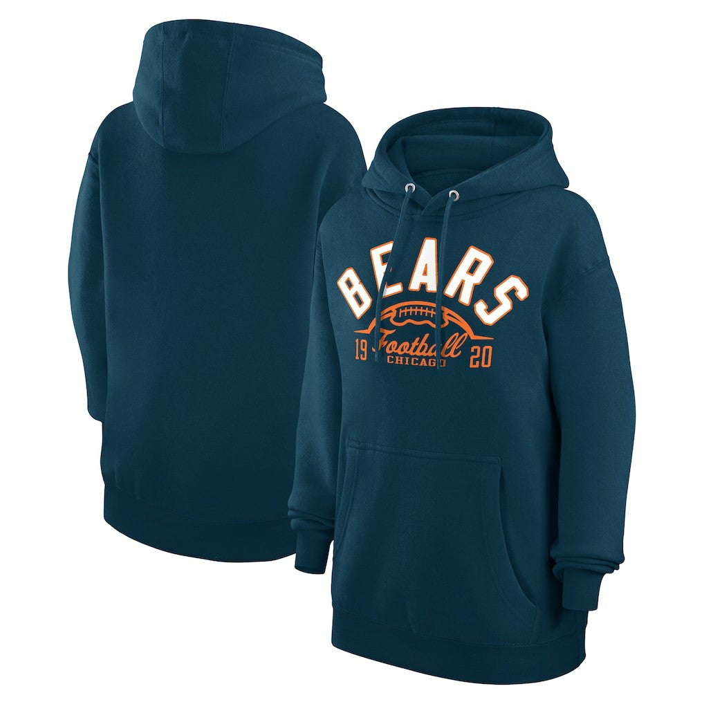 Chicago Bears Starter Unisex Half Ball Team Fleece Pullover Hoodie - Navy outlet
