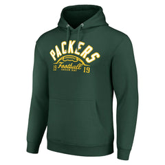Green Bay Packers Starter Unisex Half Ball Team Fleece Pullover Hoodie - Green on sale