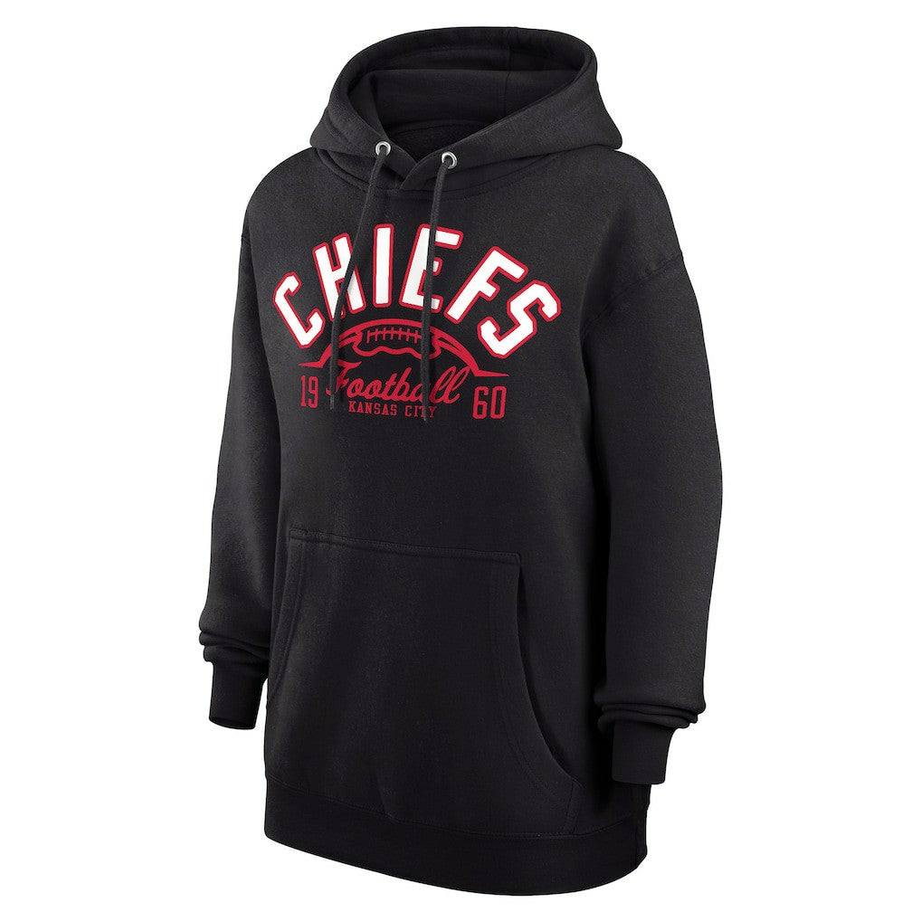 Kansas City Chiefs Starter Unisex Half Ball Team Fleece Pullover Hoodie - Black sale