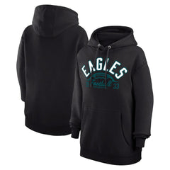 Philadelphia Eagles Starter Unisex Half Ball Team Fleece Pullover Hoodie - Black online