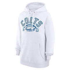 Indianapolis Colts Starter Unisex Half Ball Team Fleece Pullover Hoodie - White online