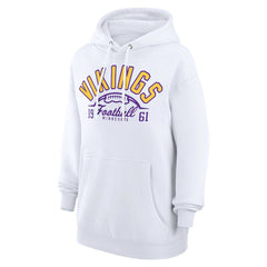 Minnesota Vikings Starter Unisex Half Ball Team Fleece Pullover Hoodie - White online