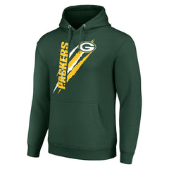 Green Bay Packers Starter Unisex Color Scratch Fleece Pullover Hoodie - Green online