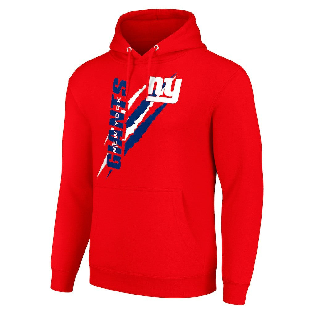 New York Giants Starter Unisex Color Scratch Fleece Pullover Hoodie - Red cheap
