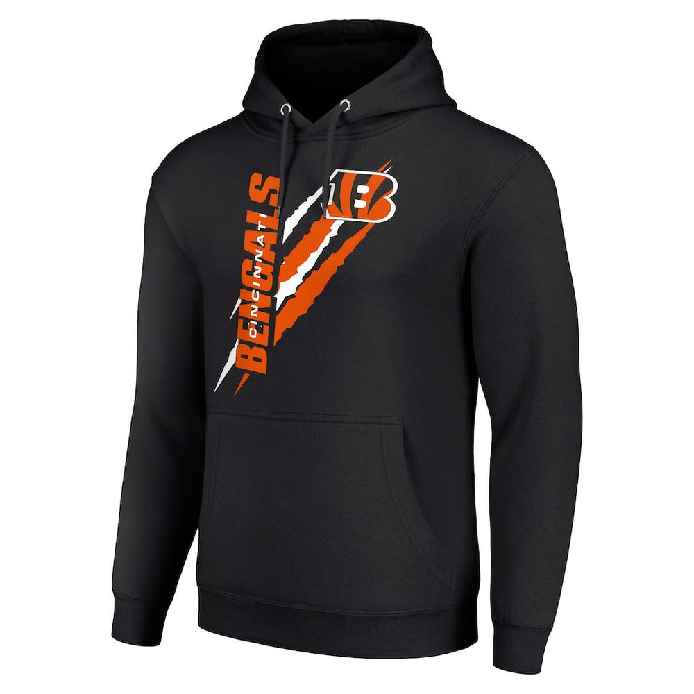 Cincinnati Bengals Starter Unisex Color Scratch Fleece Pullover Hoodie - Black sale