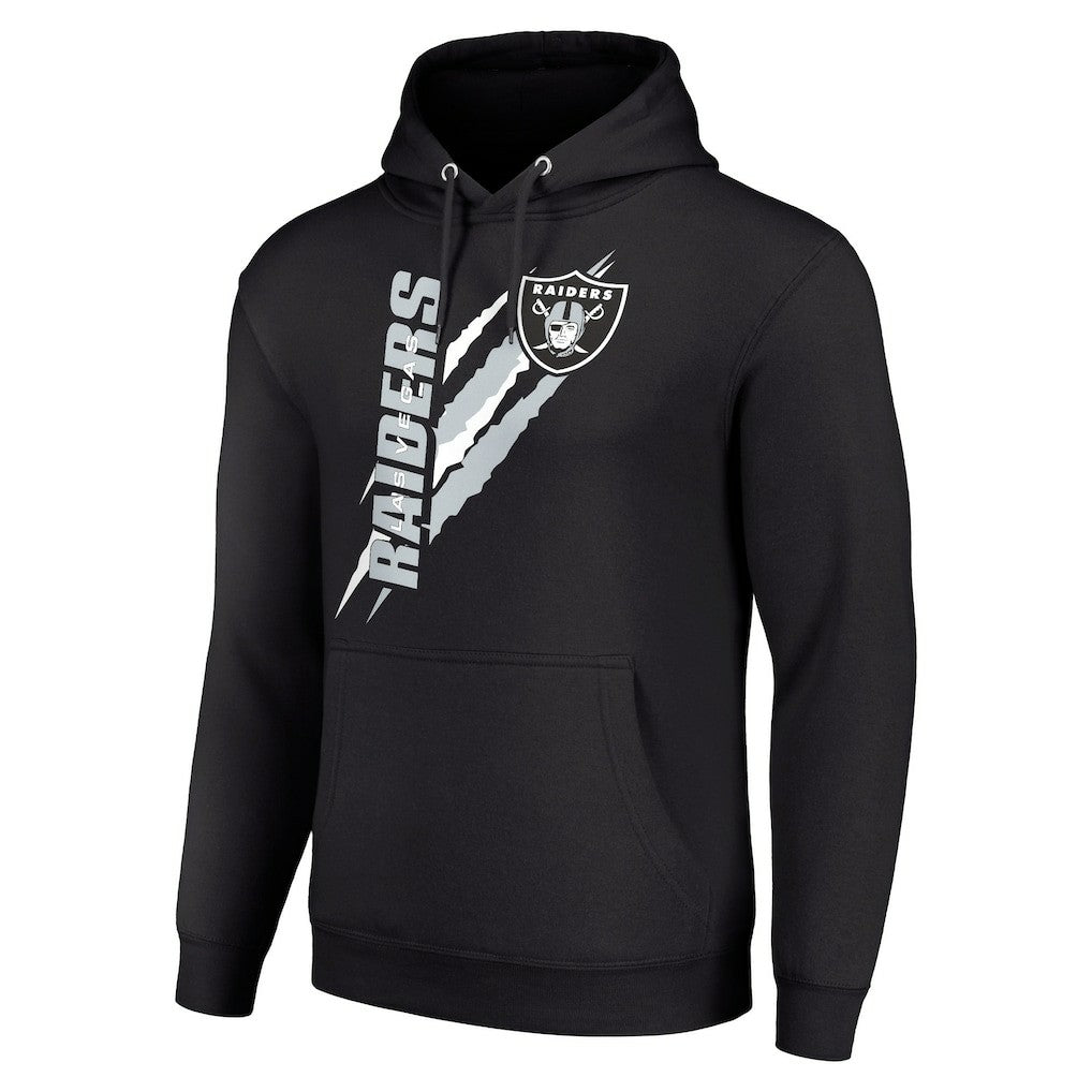 Las Vegas Raiders Starter Unisex Color Scratch Fleece Pullover Hoodie - Black sale