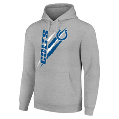 Indianapolis Colts Starter Unisex Color Scratch Fleece Pullover Hoodie - Heather Gray on sale