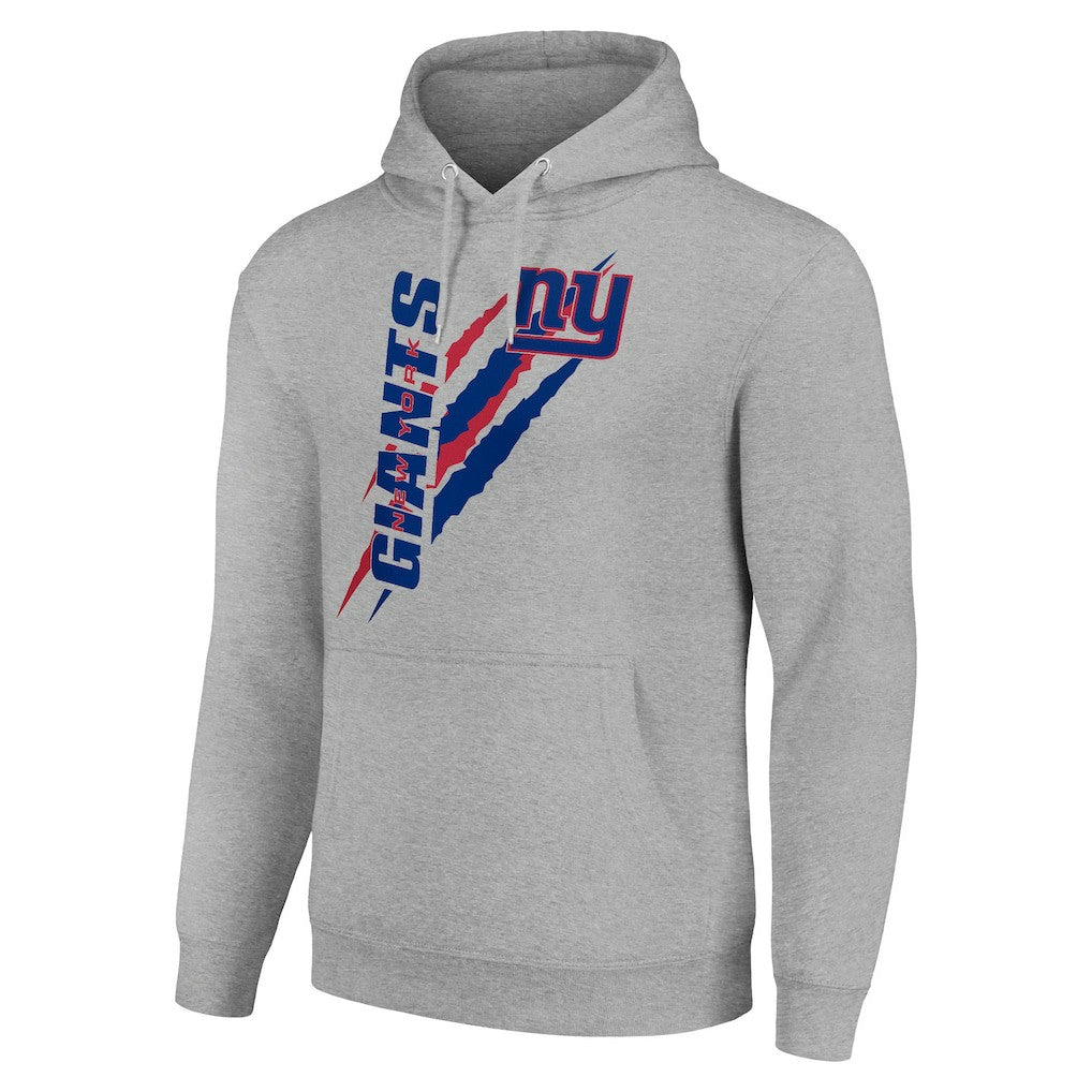 New York Giants Starter Unisex Color Scratch Fleece Pullover Hoodie - Heather Gray outlet