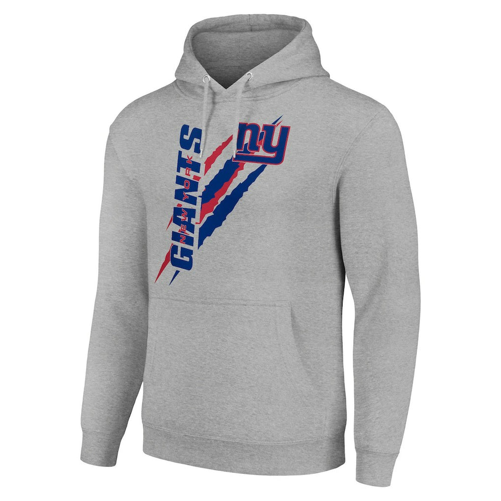 New York Giants Starter Unisex Color Scratch Fleece Pullover Hoodie - Heather Gray outlet