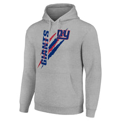 New York Giants Starter Unisex Color Scratch Fleece Pullover Hoodie - Heather Gray outlet