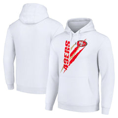 San Francisco 49ers Starter Unisex Color Scratch Fleece Pullover Hoodie - White outlet