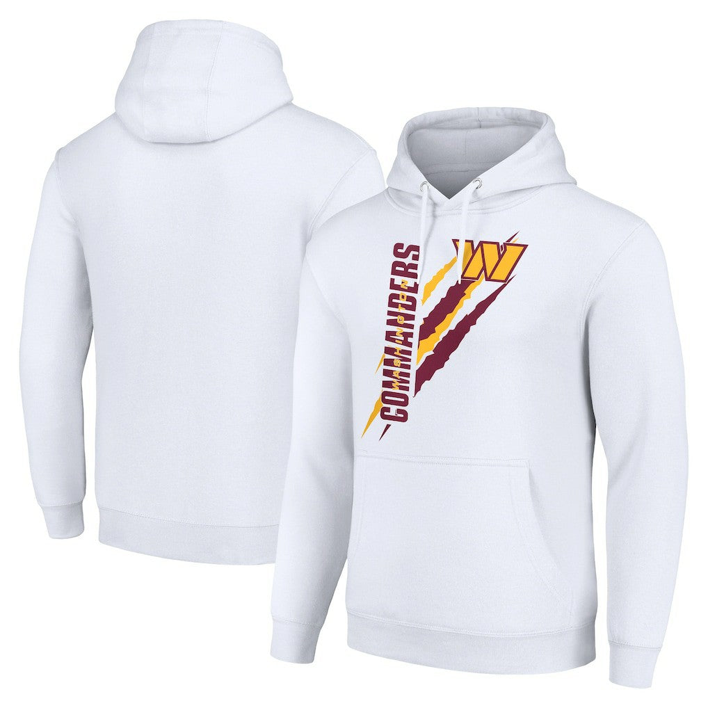 Washington Commanders Starter Unisex Color Scratch Fleece Pullover Hoodie - White for sale