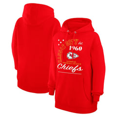 Kansas City Chiefs Starter Unisex Arch Team Fleece Pullover Hoodie - Red discount